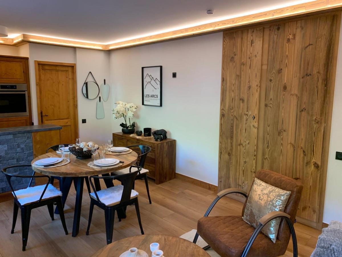 Appartement Luxe Prince Des Cimes Arc 1950 Piscine Interieure Et Exterieure Les Arcs  Екстериор снимка